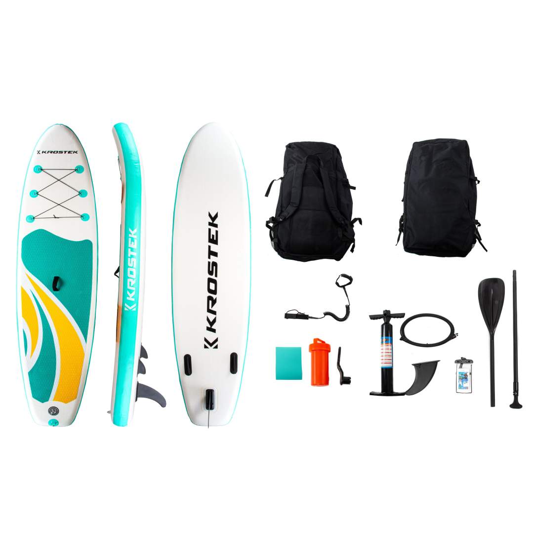 Sup-board двухслойный №4 Light Blue/Yellow (10.6FT)